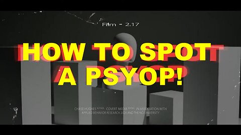 Chase Hughes: How To Spot A Controlled Opposition Psyop Traitor - FEAR!