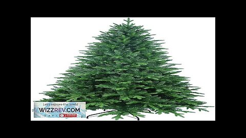 7FT Artificial Christmas Tree with 2786 Branch Tips(1359PE&1427 PVC)Unlit Hinged Premium Review