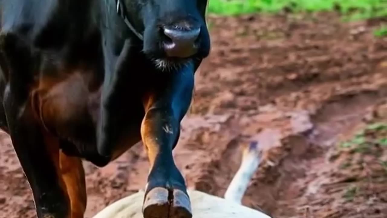 lonely Black calf #cow #calf #animals #pets #humanity #help #success #c