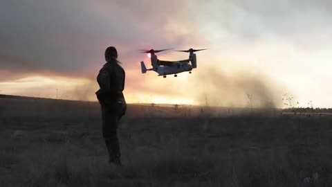 US Marines arrive at the southern border