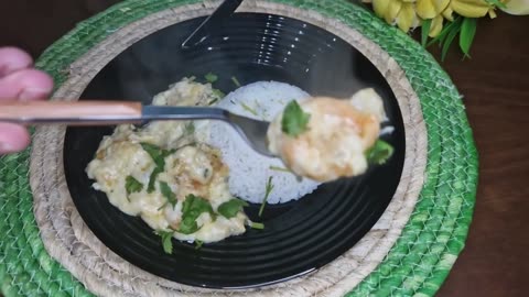 Creamy Shrimp with Cod! 🐟🍤😋