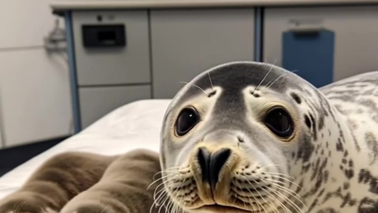 Rare Event Seal Twins Born with the Help of Doctors!