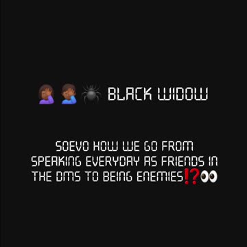 StalkerManTV ☞ Black Widow ☜ January 1st 2025