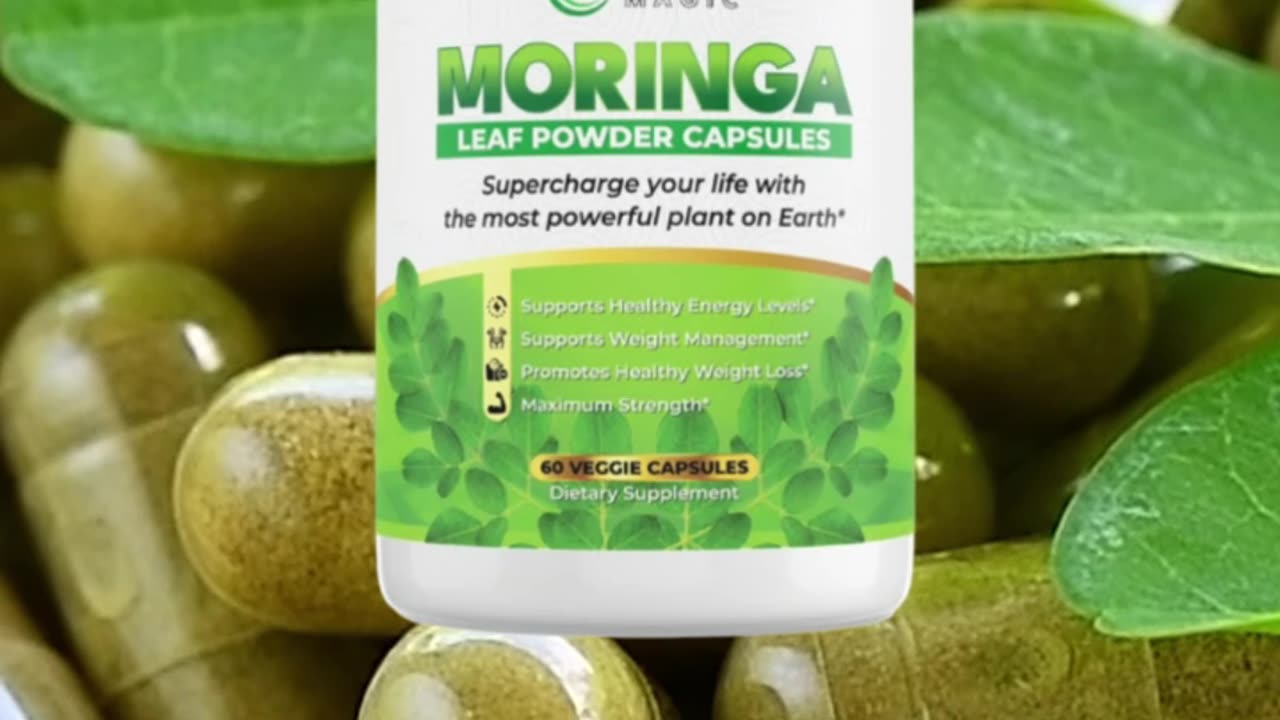 "Moringa Magic: Premium Health Supplement for Natural Wellness and Vitality"