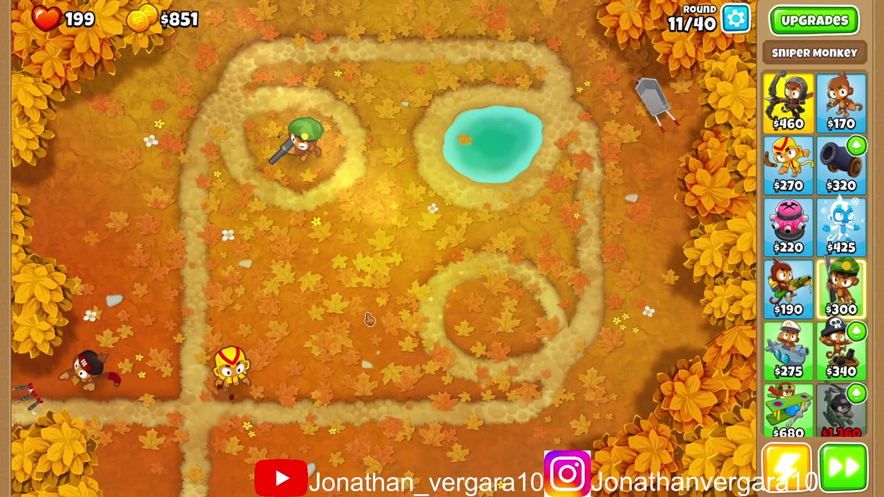 bloons tower defense gameplay