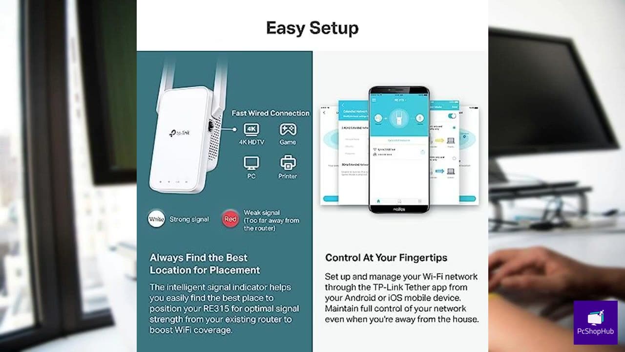 TP-Link AC1200 WiFi Extender (RE315)