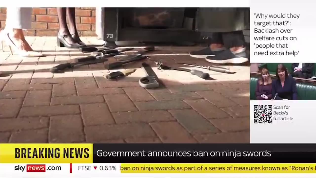 Ninja Swords banned in the UK. Soon you will be jailed for owning one.