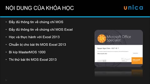 Bài 1 Giới thiệu khóa học