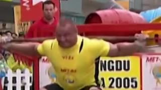 Mariusz Pudzianowski's Insane 790lb Squat Victory!