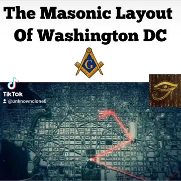The masonic layout of Washington D.C.