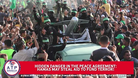 HIDDEN DANGER IN THE PEACE AGREEMENT: HAMAS MAY STEAL AID TO FUND TERROR!