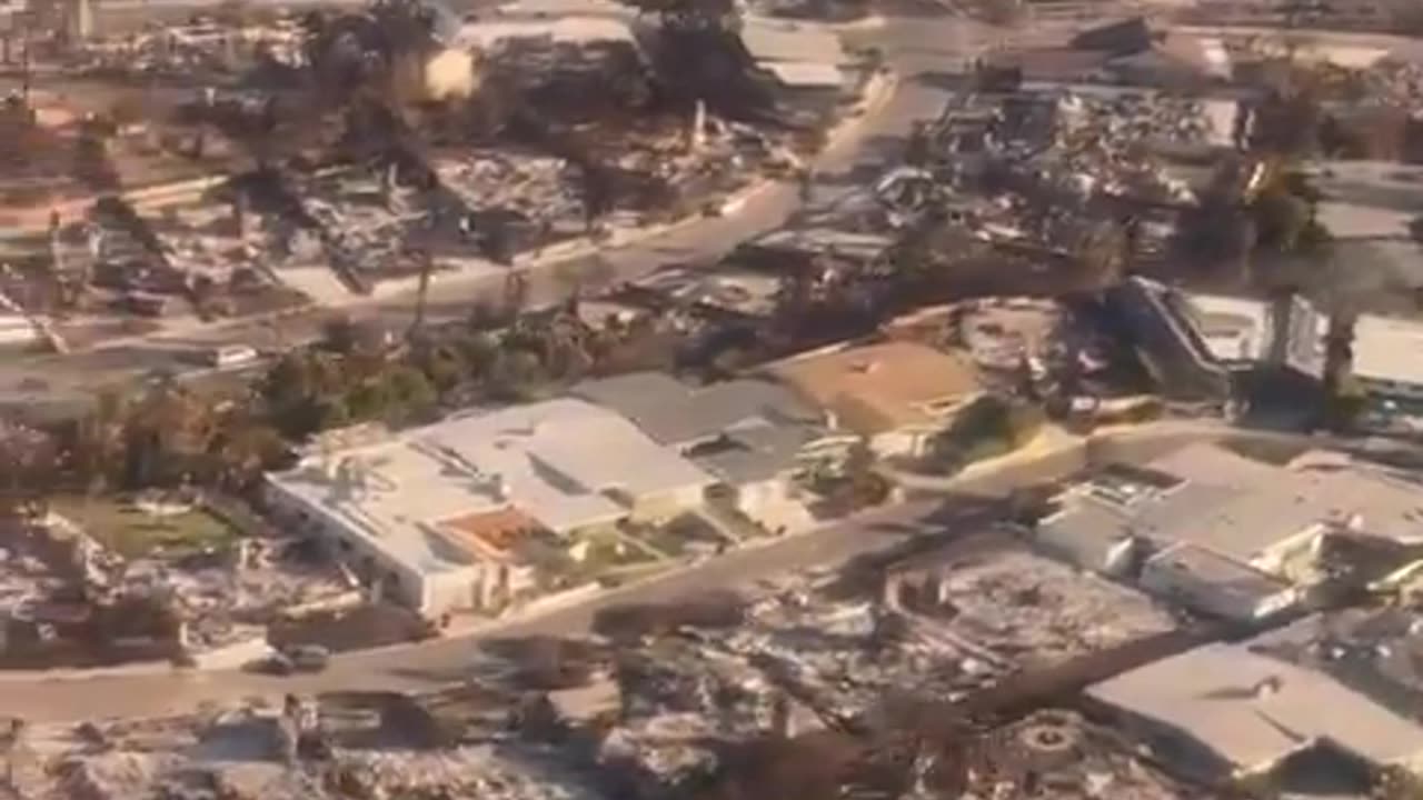 President Trump and First Lady Melania surveyed the horrific destruction in Los Angeles...