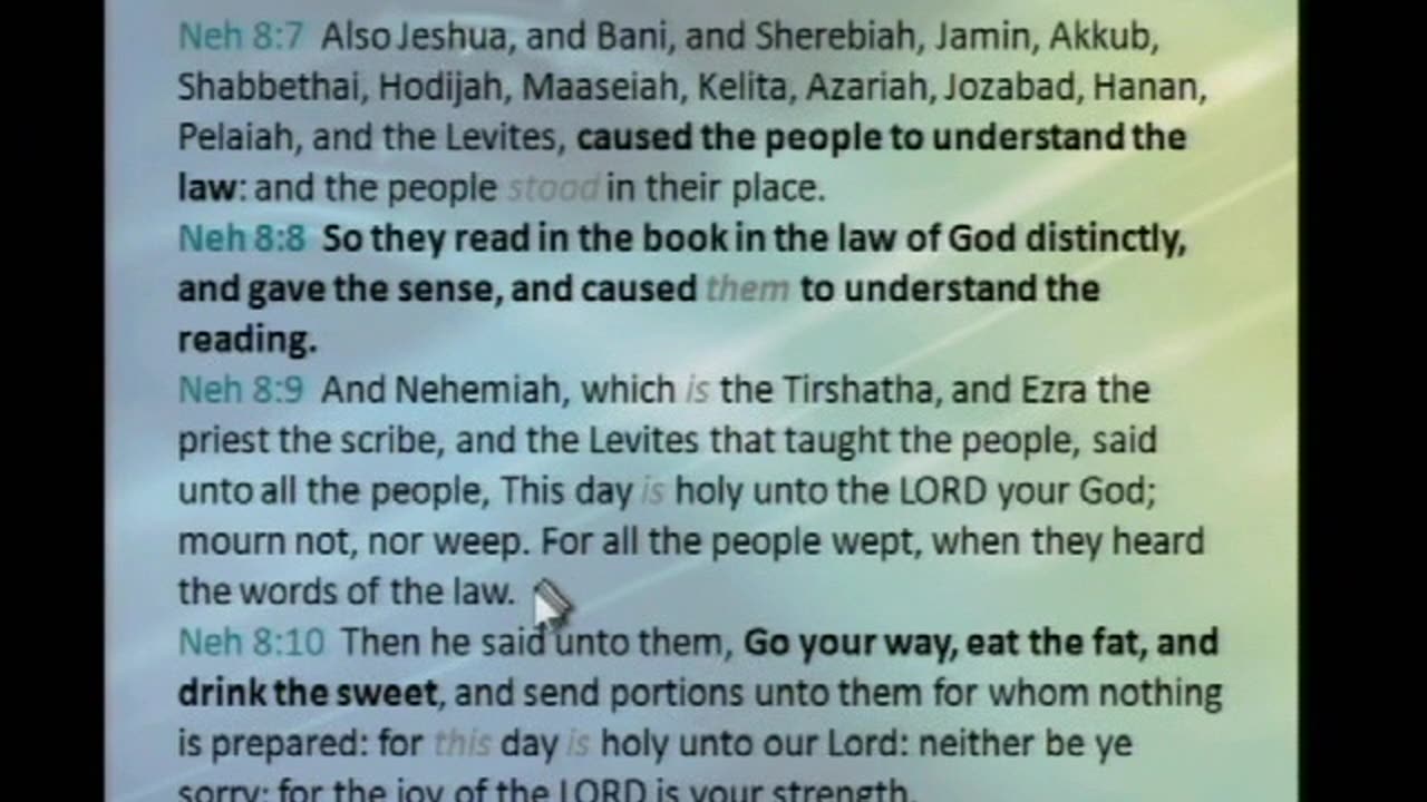 Total Transformation – 1014 Nehemiah governor of Israel by Walter Veith