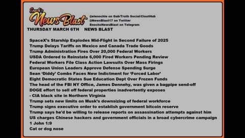 Thursday, March 6, 2025 News Blast