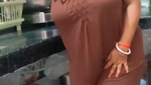 Bhabhi in Kitchen