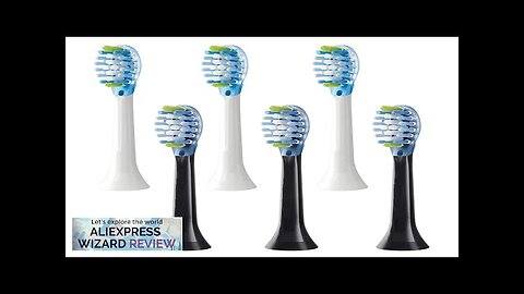 6pcs Brush Heads Adapted For Philips Sonicare W3 Premium White W2 Diamond Review