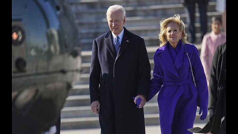 Completely Defeated, Biden Slurs Through One Final Shot at Trump Before Leaving Town