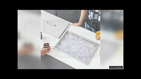 VEVOR 32 Quart Drop in Ice Chest Ice Cooler Ice Bin Stainless Review