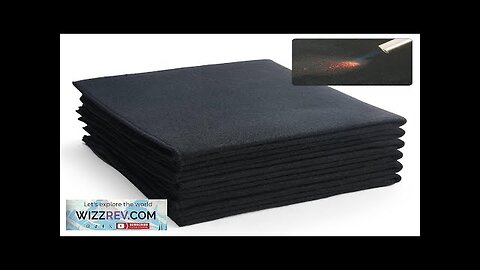 VEVOR Carbon Felt Welding Blanket 6 Pack 21" x 20" Flame Retardant Review