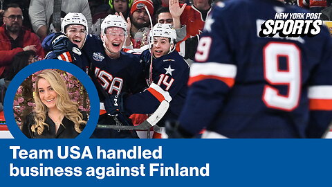 The Post's Mollie Walker recaps Team USA's 4 Nations win over Finland