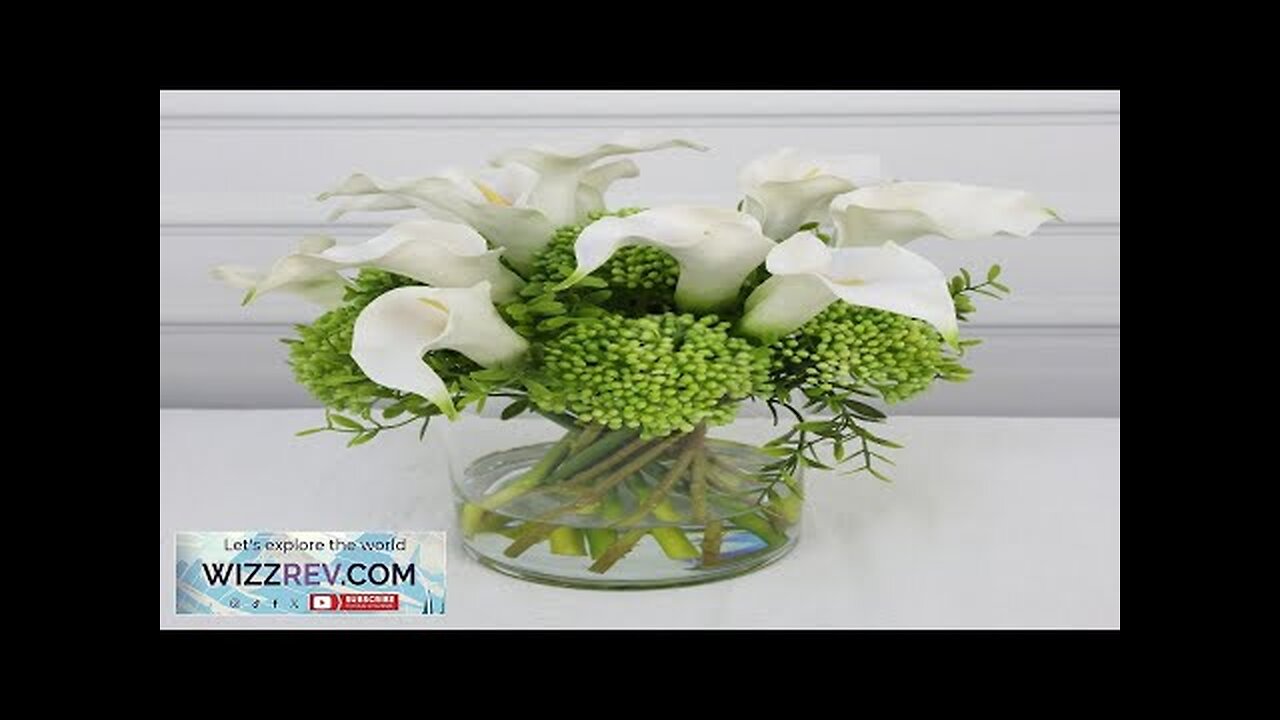 Artificial Flower Bouquet Arrangements Calla lily Review