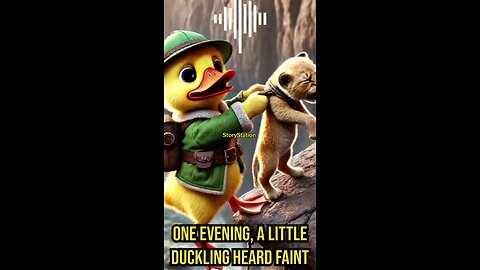 The Brave Duckling And The Lion Cub