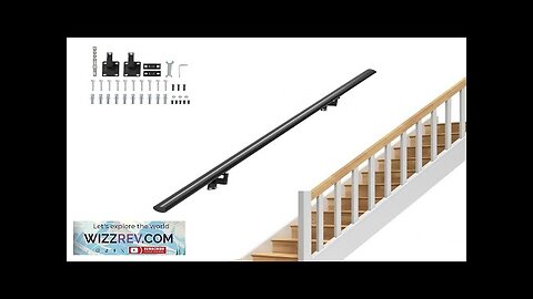 VEVOR Handrail Stair Railing 4 ft Wall Mount Handrails for Indoor Stairs Review