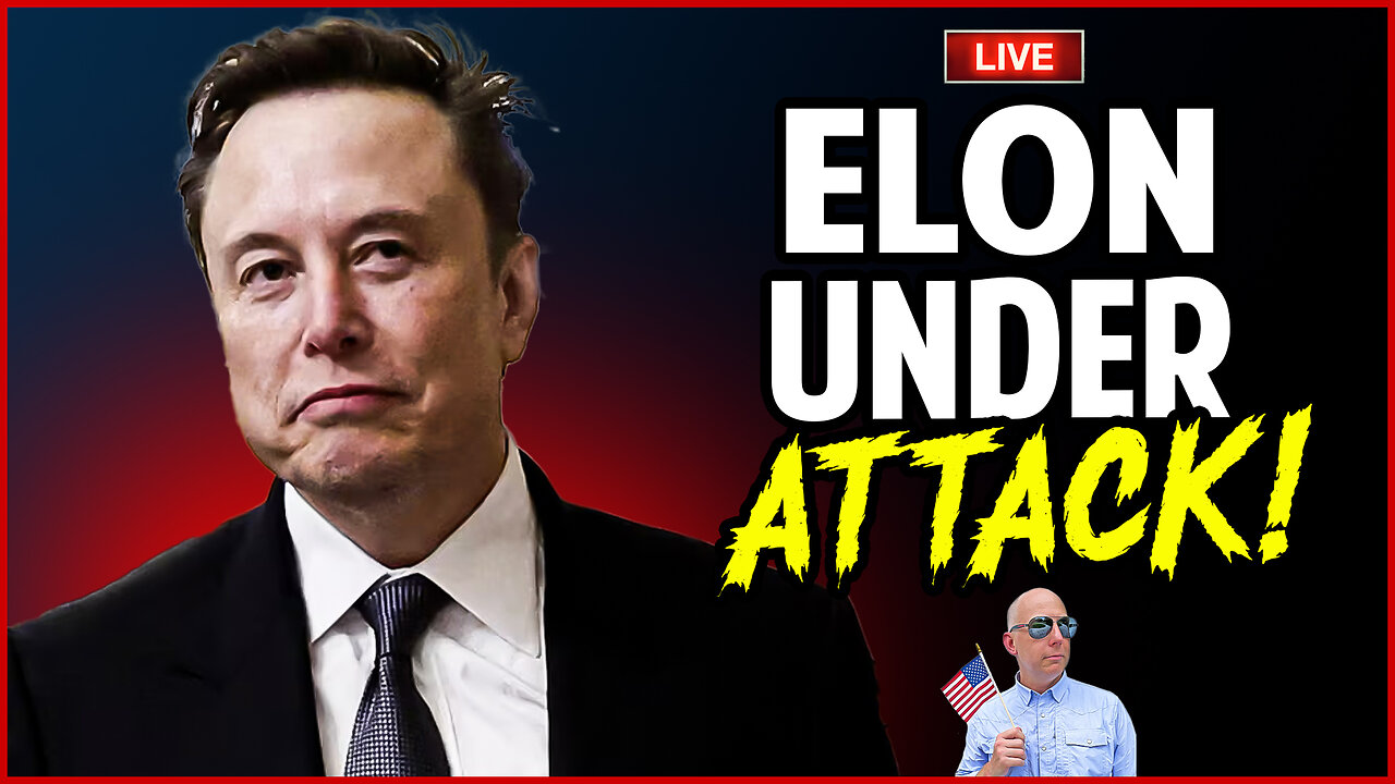 🔴 ELON Attacked as Teslas Burn and X Goes Down!