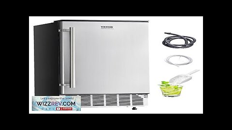 Undercounter Ice Maker 80 Lbs/Day Built-in Ice Maker Machine w/ Reversible Door Review