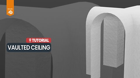 How to make cross vaulted ceilings in Blender 4.3 | Tutorial