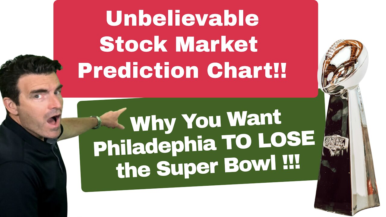 UNBELIEVABLE Stock Market Predicting Chart Showing Why You WANT THE CHIEFS TO WIN THE SUPER BOWL!