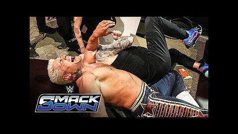 Cody Rhodes and Kevin Owens go crashing through a table: SmackDown highlights, Jan. 10, 2025