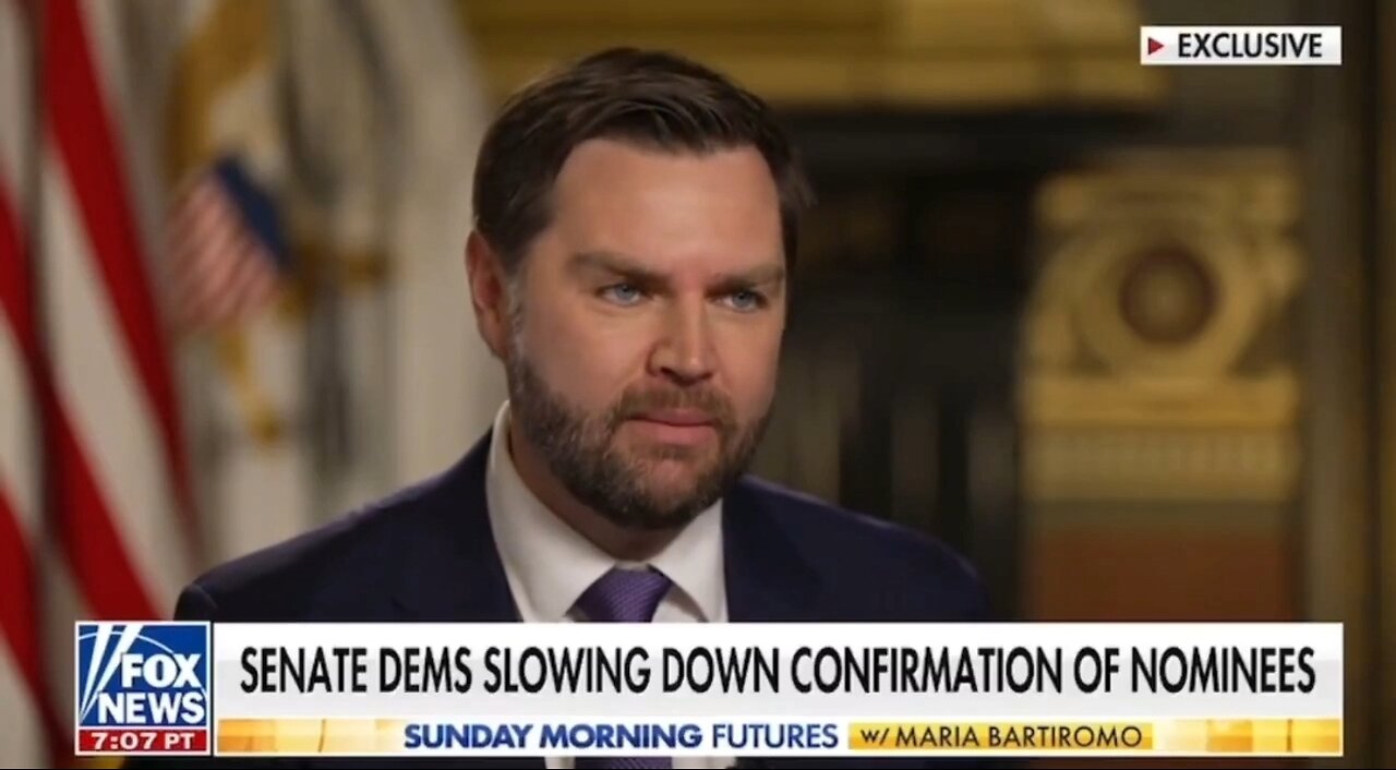 JD Vance: Dems Are Obstructing Trump's Nominees But We'll Get Them Through