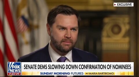 JD Vance: Dems Are Obstructing Trump's Nominees But We'll Get Them Through