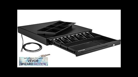 VEVOR Cash Register Drawer 16" 12 V for POS System with 5 Review