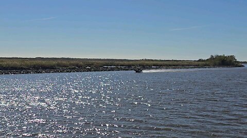 Airboat in south Louisiana