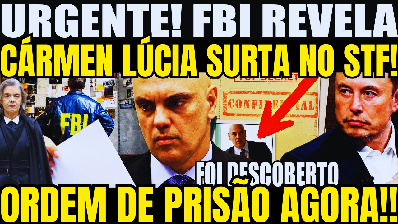 URGENTE-TRUMP EMITE ORDEM de PRISAO PRA MORAES AGORA!! CÁRMEN LÚCIA ENVOLVIDA!