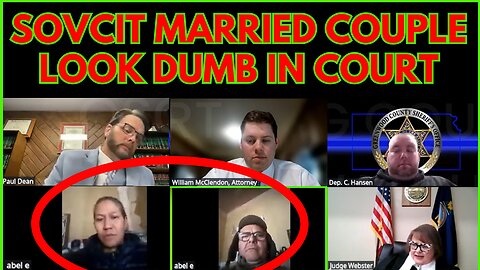 A Sovereign Citizen Married Couple Look DUMB In Court