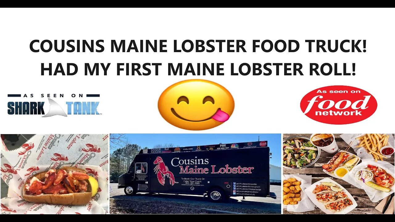 🦞COUSINS MAINE LOBSTER FOOD TRUCK! HAD MY FIRST MAINE LOBSTER ROLL!