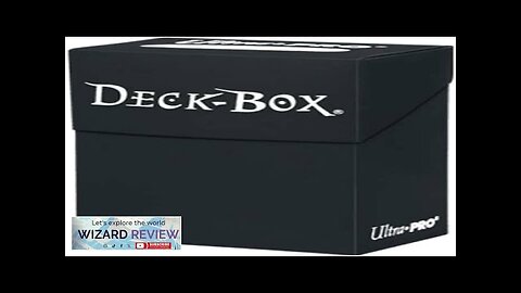 Ultra Pro 80 Card Deck Box Black Review