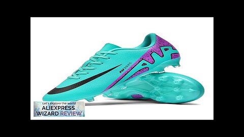 Men Light Soccer Shoes TF/FG Ankle Football Boots Outdoor Non-slip Grass Professional Review