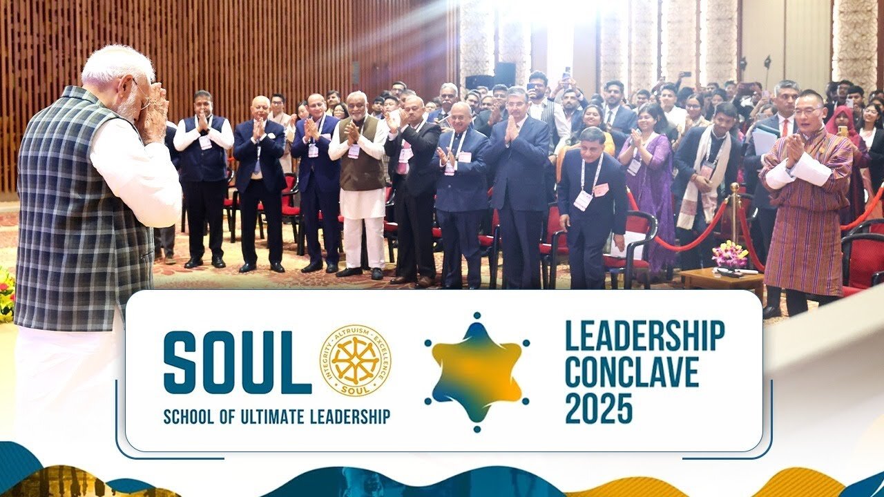 LIVE: PM Modi inaugurates first edition of the SOUL Leadership Conclave