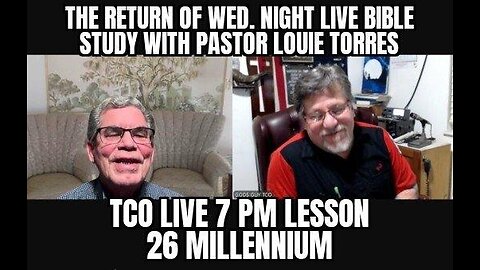 WED. NIGHT LIVE =🙏 WITH PASTOR LOUIS TORRES 🙏