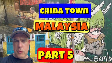 Malaysian holiday part 5 I visit China town and market #malaysia