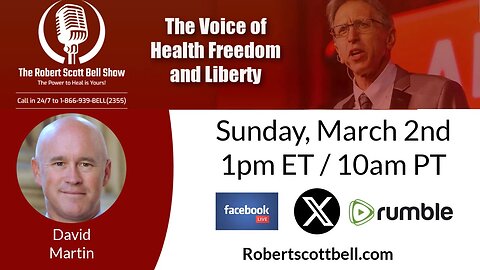 A Sunday Conversation with Dr. David Martin – Truth, Leadership, and the Spiritual War for Freedom - The RSB Show 3-2-25