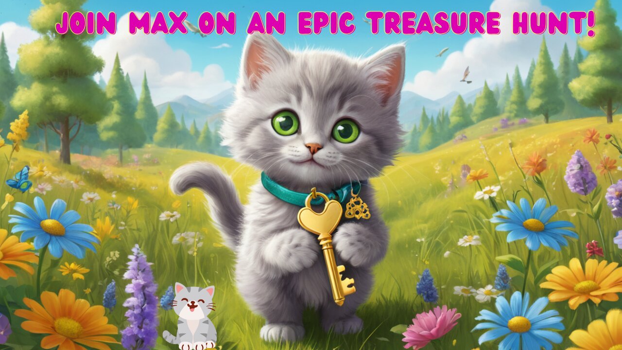 Max the Kitten's Treasure Hunt Adventure