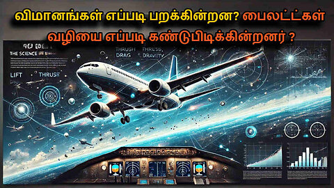 How Do Airplanes Fly? in Tamil | The Science and Art of Pilot Navigation