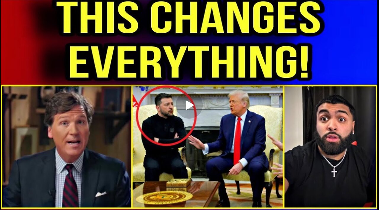 Tucker Carlson Notices Something About Zelensky and Trump Meeting No One Noticed!!!