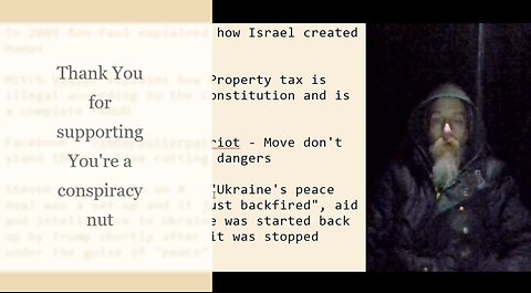 Property tax is CONSTITUTIONALLY illegal, Ukraine's peace, Businesses NEED terrorism insurance