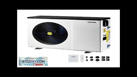 Electric Pool Heat Pump 51200 BTU for Above and In Ground Pools Review